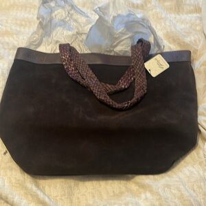 Free People Brown Brooklyn Tote